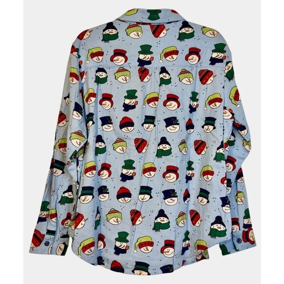 Sleep Sense Pajamas 2-Pcs. Sz. XL Cotton Flannel Holidays Cozy Organic - Picture 5 of 8